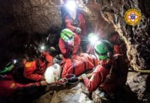 Anche la III Delegazione Speleologica SAST presente sull’intervento nella grotta di Sa Rutta ‘e s’Edera