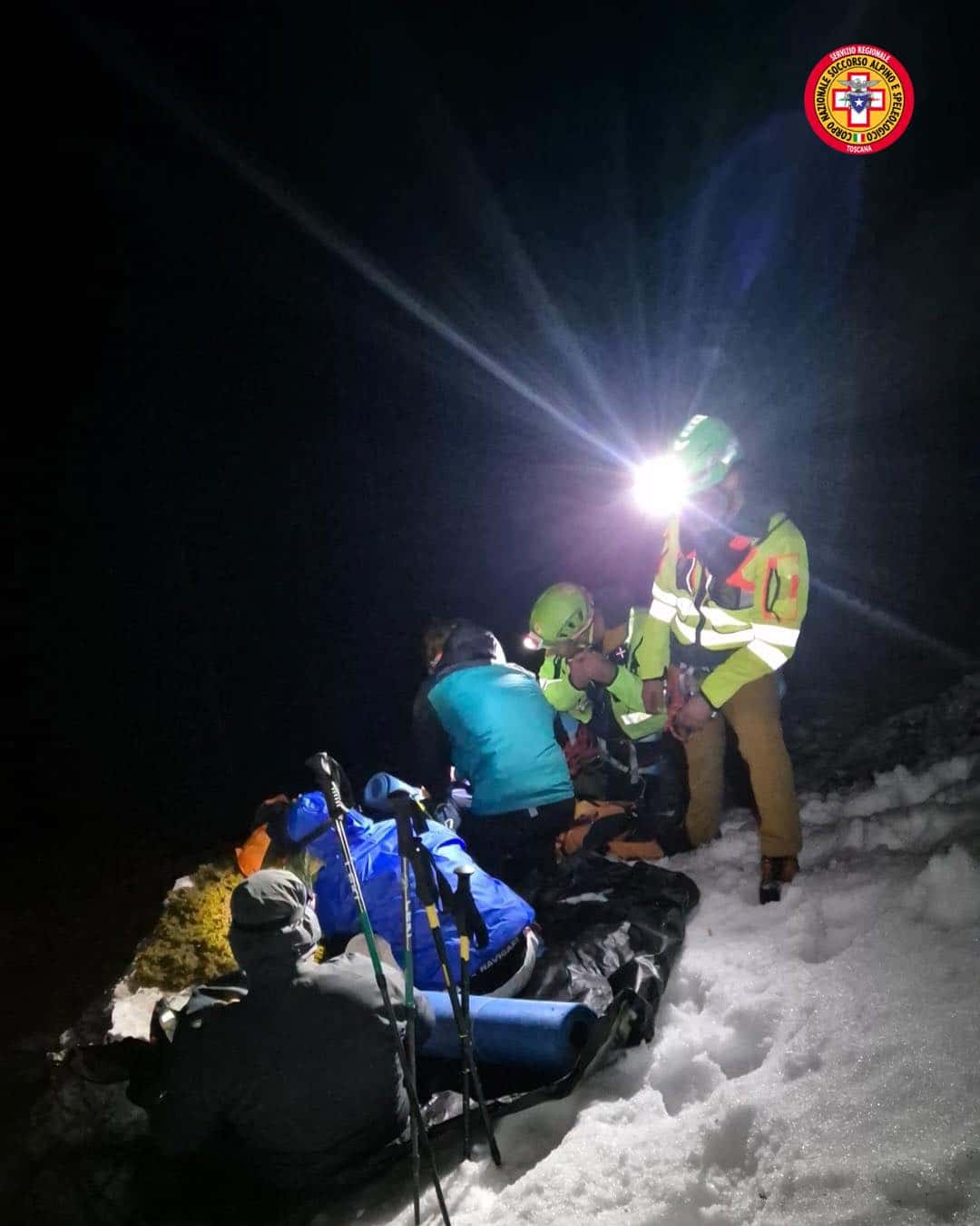 Le immagini dell’intervento che i tecnici della stazione di Lucca hanno effettua…